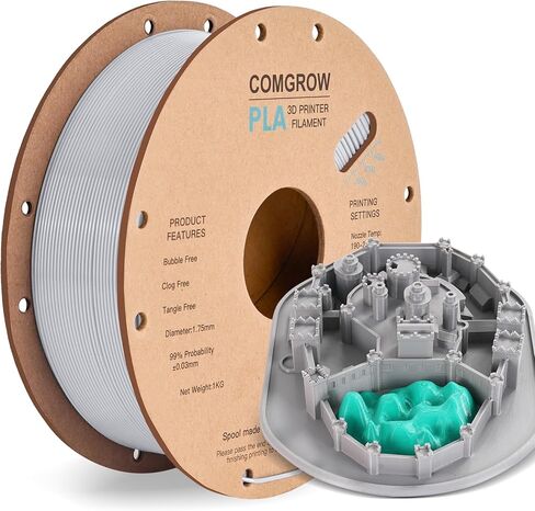 Comgrow PLA 3D Printer Filament, 3D Printer PLA Filament 1.75mm, Dimensional Accuracy +/- 0.02 mm, 1KG Spool PLA Forest Green in Saudi Arabia