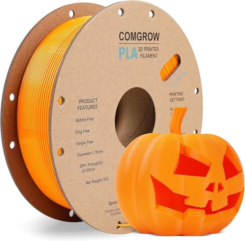 Comgrow PLA 3D Printer Filament, 3D Printer PLA Filament 1.75mm, Dimensional Accuracy +/- 0.02 mm, 1KG Spool PLA Forest Green in Saudi Arabia
