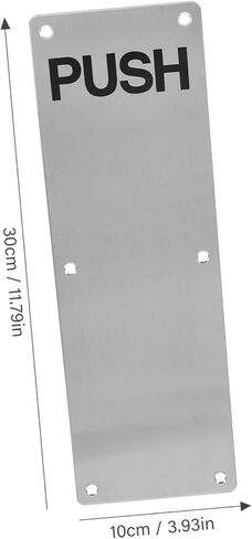 Veemoon Stainless Steel Fire Door Sliding Panel Kick Plate Door Reinforcement Decorative Hardware in Saudi Arabia