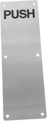 Artibetter Stainless Steel Door Push Plate Finger Plates for Door Durable Design for Fire Doors Commercial Use Easy Installation Functional Stylish in Saudi Arabia