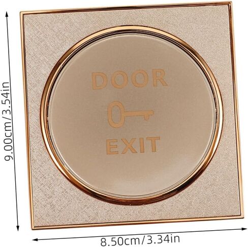 Lurrose Push Exit Button Cover Panel Door Access for Easy Installation and Quick for Home and Garage Use in Saudi Arabia