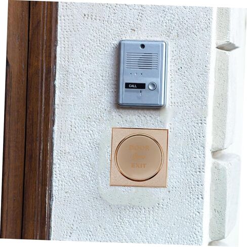 Lurrose Push Exit Button Cover Panel Door Access for Easy Installation and Quick for Home and Garage Use in Saudi Arabia
