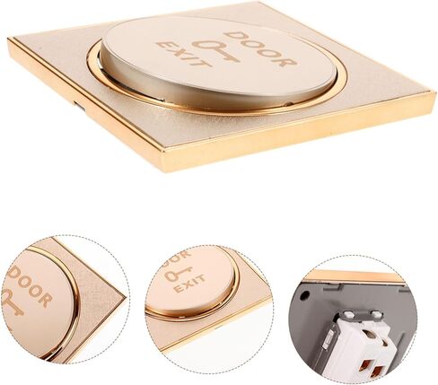 Lurrose Push Exit Button Cover Panel Door Access for Easy Installation and Quick for Home and Garage Use in Saudi Arabia