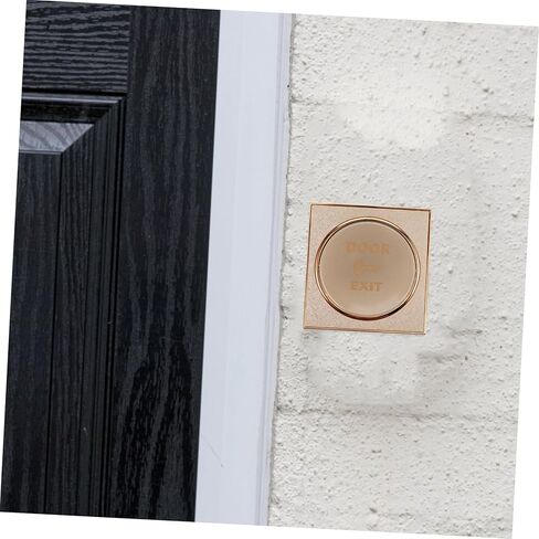 Lurrose Push Exit Button Cover Panel Door Access for Easy Installation and Quick for Home and Garage Use in Saudi Arabia