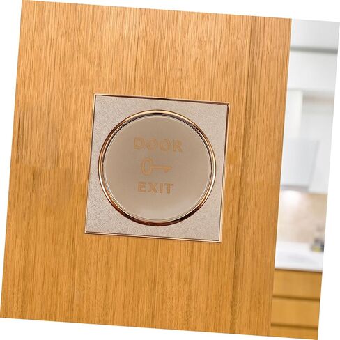 Lurrose Push Exit Button Cover Panel Door Access for Easy Installation and Quick for Home and Garage Use in Saudi Arabia