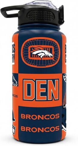NFL ProPress Local Slogan 32oz Stainless Steel Water Bottle, Press Top Lid in Saudi Arabia