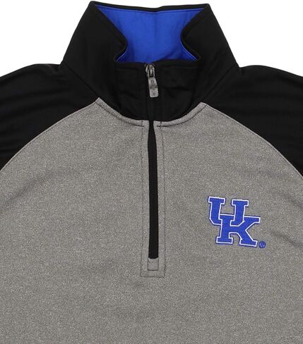 Outerstuff NCAA Men's Helix 1/4 Zip Track Jacket, Kentucky Wildcats in Saudi Arabia