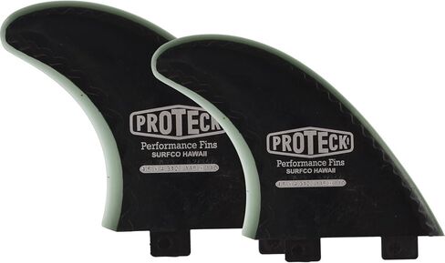 PROTECK بيرفورم FCS Stiff Flex Quad 4.5/4.0 زعانف لركوب الأمواج باللون الأسود - مجموعة من 4 قطع in Saudi Arabia