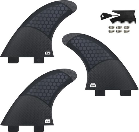 Surfboard Fins Single Dual Tab FinG3/G5/G6/G7 Half Carbon+Honeycomb Surfboard fin Tri Fin Thruster Set in Saudi Arabia