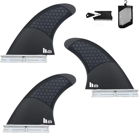 Surfboard Fins Single Dual Tab FinG3/G5/G6/G7 Half Carbon+Honeycomb Surfboard fin Tri Fin Thruster Set in Saudi Arabia