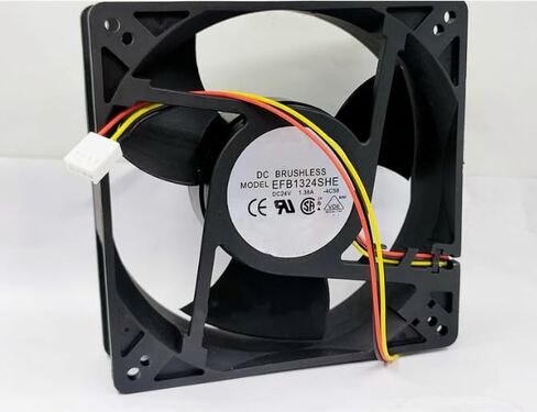 EFB1324SHE-4C58 EFB1324SHE 127X127X38MM 24V 1.38A 3-مروحة تبريد أسلاك in Kuwait