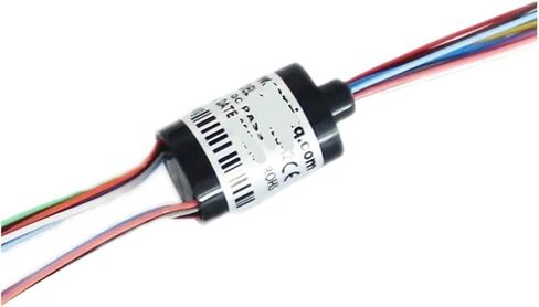 Mini Rotary Joint 12 Line 1.5A Signal Capsule Slip Ring OD 12.5mm Flange Mount Plastic Housing(12.5mm 12CH 1.5A U) in Saudi Arabia