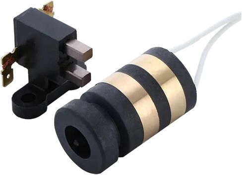 Connector Brush Parts Slip Ring Rotary Collector Kit 14x28x48 2 Way Conductive Ring in Kuwait