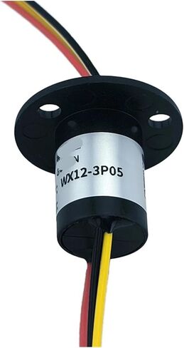WX12-3P05 12mm Outer Diameter 3-Way 5A Small Cap Type Slip Ring Low Power Conductive Slip Ring in Kuwait