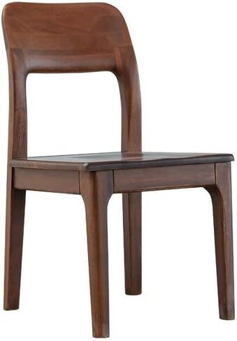 Office Chair Wujinmu Walnut Furniture Tea Table Mortise and Tenon Rectangular Solid Wood Home Black Walnut Shuke Dining Chair Home Office Desk Chairs in Saudi Arabia