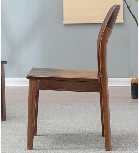 Office Chair Wujinmu Walnut Furniture Tea Table Mortise and Tenon Rectangular Solid Wood Home Black Walnut Shuke Dining Chair Home Office Desk Chairs in Saudi Arabia