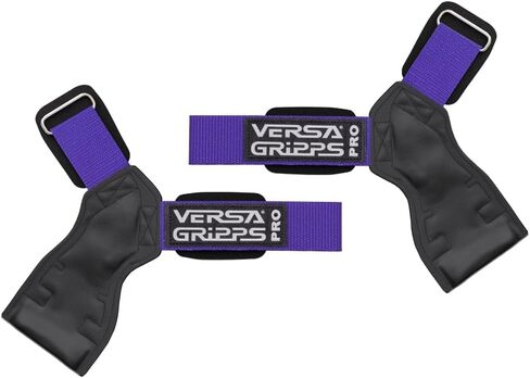 Versa Gripps Pro, Made in USA, Wrist Straps for Weightlifting Alternative, Best Training Accessory, SM, Purple in Kuwait