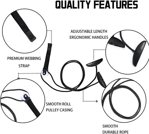 الرقبة والأكتاف ممارسة التوتر حبل الكتف بكرة للعلاج الطبيعي، والرياضة العلاج الطبيعي حزام بكرة الكتف، على نظام بكرة الباب لإعادة تأهيل الكتف، الصالة الرياضية العمل بها in Kuwait