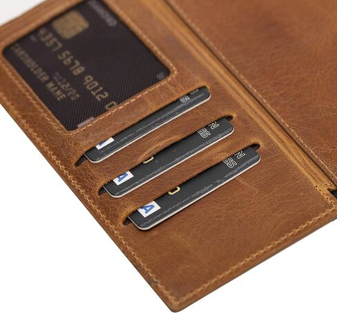 علبة هاتف فيرونا فيرونا الجلدية متوافقة مع Samsung Galaxy S9 Plus (6.2 بوصة) - حظر RFID SNAP -ON COVER BACK WALLET SLIP SLIT in Kuwait