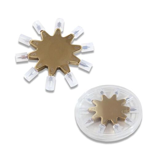 1-10 Scratch Tester, Portable Mohs Hardness Tester, Mineral & Rock Hardness Pen, 10-Pointed Star Design, Clearly Marked Hardness Grades, Scratch-Resistant, for Mineral, Gemstone, Rock in Kuwait