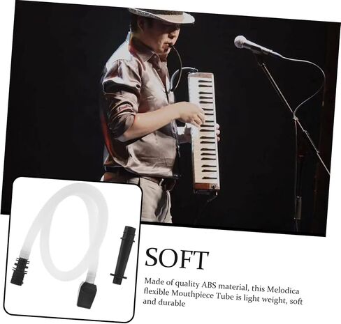 أنبوب ميلوديكا لقطعة الفم لـ 32/36/37 مفتاح ميلوديكا بديل بلاستيكي مناسب للطلاب والكبار، تصميم قوي وخفيف الوزن in Kuwait