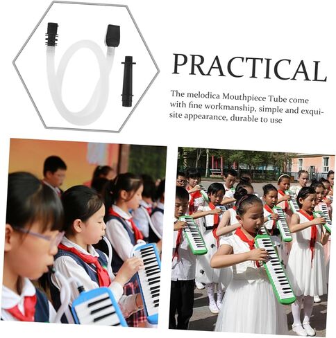 أنبوب ميلوديكا لقطعة الفم لـ 32/36/37 مفتاح ميلوديكا بديل بلاستيكي مناسب للطلاب والكبار، تصميم قوي وخفيف الوزن in Kuwait