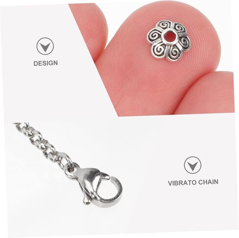 BESPORTBLE 17-Key Tremolo Chain for Kalimba Zinc Alloy Thumb Piano Accessory Musical Chain for Decoration and Replacement in Kuwait