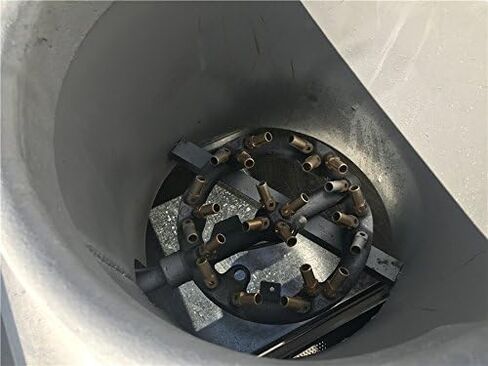 cooler depot Chinese Wok Range NSF with waterfall cooling, backsplash-1 Burner Hole Chamber, Customize 13" 16" wok ring, Commercial Restaurant, Propane or Natural Gas 120000 BTU, Stainless Steel in Kuwait