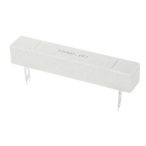 MECCANIXITY 10 Ohm Ceramic Cement Resistor, 100W Power Wirewound Horizontal Cement Resistor Kit Tolerance 5% for Audio Equipment Power Adapters Frequency Divider Circuit Board in Kuwait