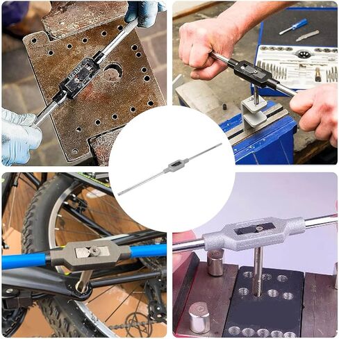 مقبض مفتاح الصنبور، حامل صنبور خيط من سبائك الصلب، أداة التنصت اليدوية M13 32 مع مقابض قابلة للإزالة، ومفتاح صنبور مقاوم للصدأ للإصلاح والعمل في الهواء الطلق in Kuwait