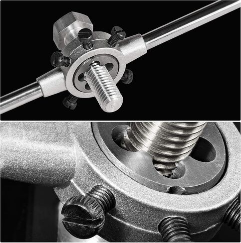 20mm Round Die Stock Handle Wrench Holder,for Metric M3.5-M6 Round Die, Adjustable with Knurled Handle in Saudi Arabia