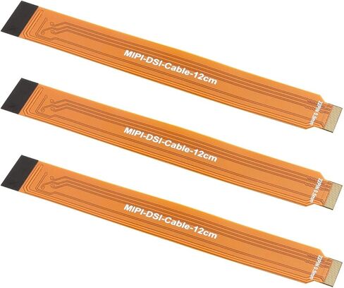 Waveshare 3PCS DSI 12cm FPC Flexible Cable, Type A, Straight FPC Cable, 15pin to 22pin in Saudi Arabia