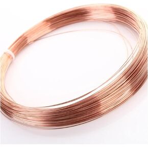 Copper Wire for Wire Wrapping, Pure 2/2.3/2.5Mm Diameter, 5M Length, Bare Solid Copper Wire for Crafting, Jewelry, Electrical, Industry(2mm*5m) in Kuwait
