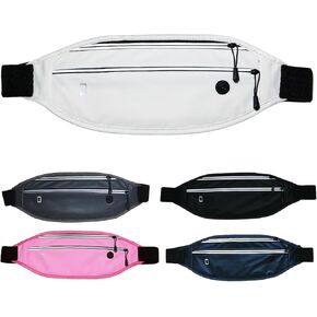 Running belt for Women &Men,Adjustable Exercise Waist Pack Reflective Running Belt for Sports Workout Cycling Hiking, Casual Hands-Free Wallets Phone Bag Fits All Phones(pink) in Kuwait