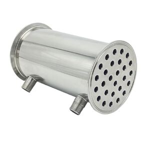 مكثف 4 بوصات، جهاز تقطير، جهاز إزالة البلغم، 304 من الفولاذ المقاوم للصدأ، يستخدم لارتجاع عمود تقطير الكحول in Kuwait