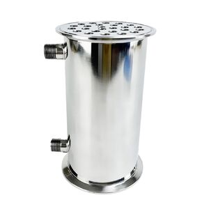 4 بوصة (102 مم) OD119 مم، مزيل البلغم بخيط ذكر 1/2 بوصة، 25 أنبوبًا داخليًا معرف 10 مم، الطول 200 مم، SS304 in Kuwait