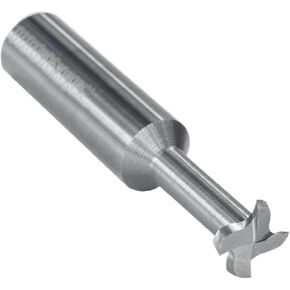 1pcs T Slot End Mill Milling Cutter 4-12mm Shank Solid Carbide Titanium Coating T Slotting End Mill 4 Flutes Carbide Router Bit(8x3x4x12.7x50) in Kuwait