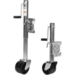 2000 lbs Boat Trailer Jack with Wheel Heavy Duty Swivel Boat Jack 10 Inch Lift Bolt-on Tongue Trailer Jacks Fit for RVs Boats and Utility Trailers in Kuwait