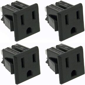 4 Pack AC Outlet, NEMA 5-15R, 3 Wire 15A, Snap-in 32041 in Kuwait