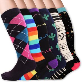 جوارب ضغط للنساء والرجال - جوارب عمل، جوارب دعم نحاسية مناسبة لتعزيز الدورة الدموية، والممرضات، والرياضيين، والعمل in Kuwait