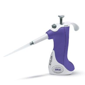 VistaLab 1257-0500 Ovation Fixed Volume Two Stroke BioNatural Pipette, 500 microliter Volume, +/-0.8% Accuracy, Purple in Kuwait