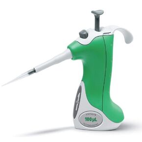 VistaLab 1257-0100 Ovation Fixed Volume Two Stroke BioNatural Pipette, 100 microliter Volume, +/-0.8% Accuracy, Green in Kuwait