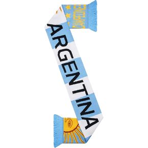 Soccer Scarf Knit Soccer Fan Souvenir Scarf High Definition Double Side Logo Print Scarves Gifts for Men Women in Kuwait
