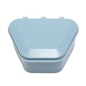 Keystone 9576530 Denture Cups Storage Cases 1.75" Light Blue 120/Bx in Kuwait