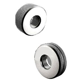 2 Pieces/Set Thread Ring Gauge Pass and Stop Metric 6H M8-M60 Distance 1(M21X1 6h) in Kuwait