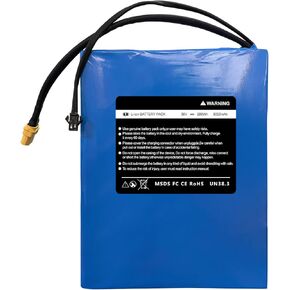 36V 8Ah Electric Scooter Battery Compatible for Phantomgogo R1 Electric Scooters 36V Electric Scooter Replacement Battery 288Wh Li-ion Power Batteries, Size: 7.68 * 5.2 * 1.50 inch in Kuwait