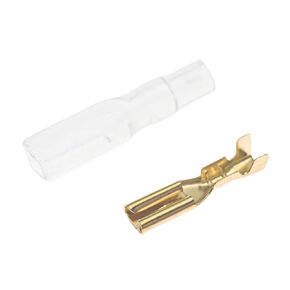 fengpeng 50set/100set 2.8mm 4. 6.3mm Female Spade Crimp Terminals Electrical Sleeve Wire Wrap Connector for 22-16AWG 0.5mm2-1.5mm2(2.8mm,100 Set) in Kuwait