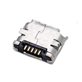 fengpeng 50pcs/lot 5Pin Micro-B SMD Micro USB Connector Female Port Jack Tail Sockect Plug for Phone Data Connector(Style 1,50 Piece) in Kuwait