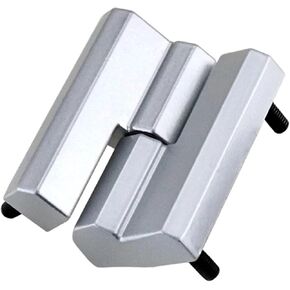 مفصلات مدمجة قابلة للفصل باللون الأسود من سبائك الزنك مع معدات الآلات الكهربائية الصناعية اللولبية 1 قطعة (يمين غير لامع) in Kuwait