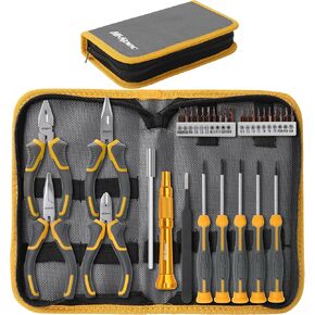 Hi-Spec 39pc Electronics Repair & Opening Tool Kit Set for Laptops, Phones, Devices, Computer & Gaming Accessories. Precision Small Screwdrivers with Pentalobe Bits for iPhones & MacBooks in Kuwait